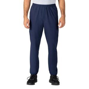 NEW Soybu Men's L Woven Jogger Navy Blue Water Resistant 4-Way Stretch Polyester